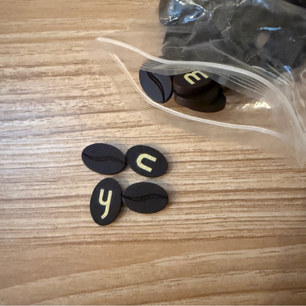 Coffee Bean Shaped Board Game
